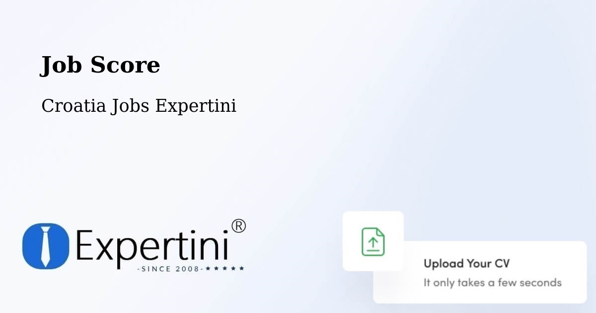Job Score & Job Description Score Tool – Nin - Croatia Jobs Expertini